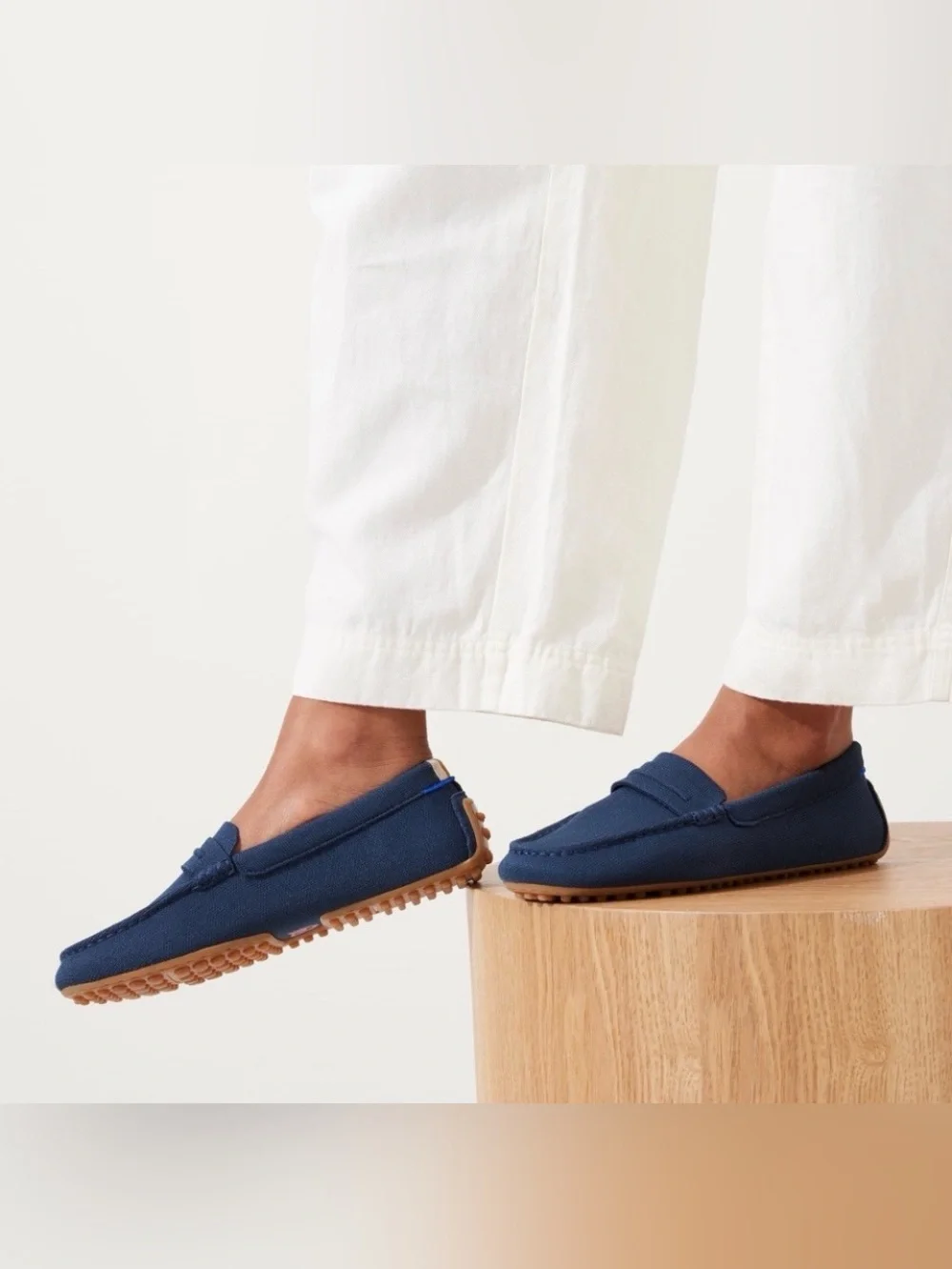 ROTHY’S “The Driver” Navy Driving Moccasins SZ 8 (Woman’s) LIKE NEW $189